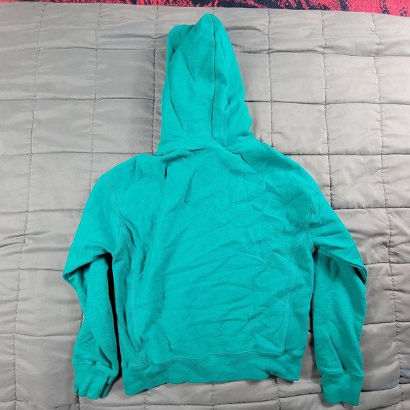 Champion Reverse Weave Womens Medium Green Pullover Sweater Long Sleeve Athletic - Picture 2 of 9